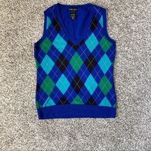 Women’s Argyle Sweater Vest